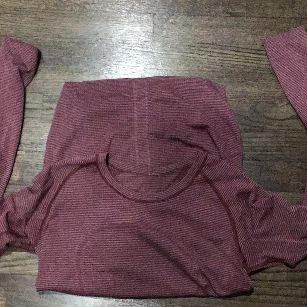 Lulu lemon maroon long sleeve